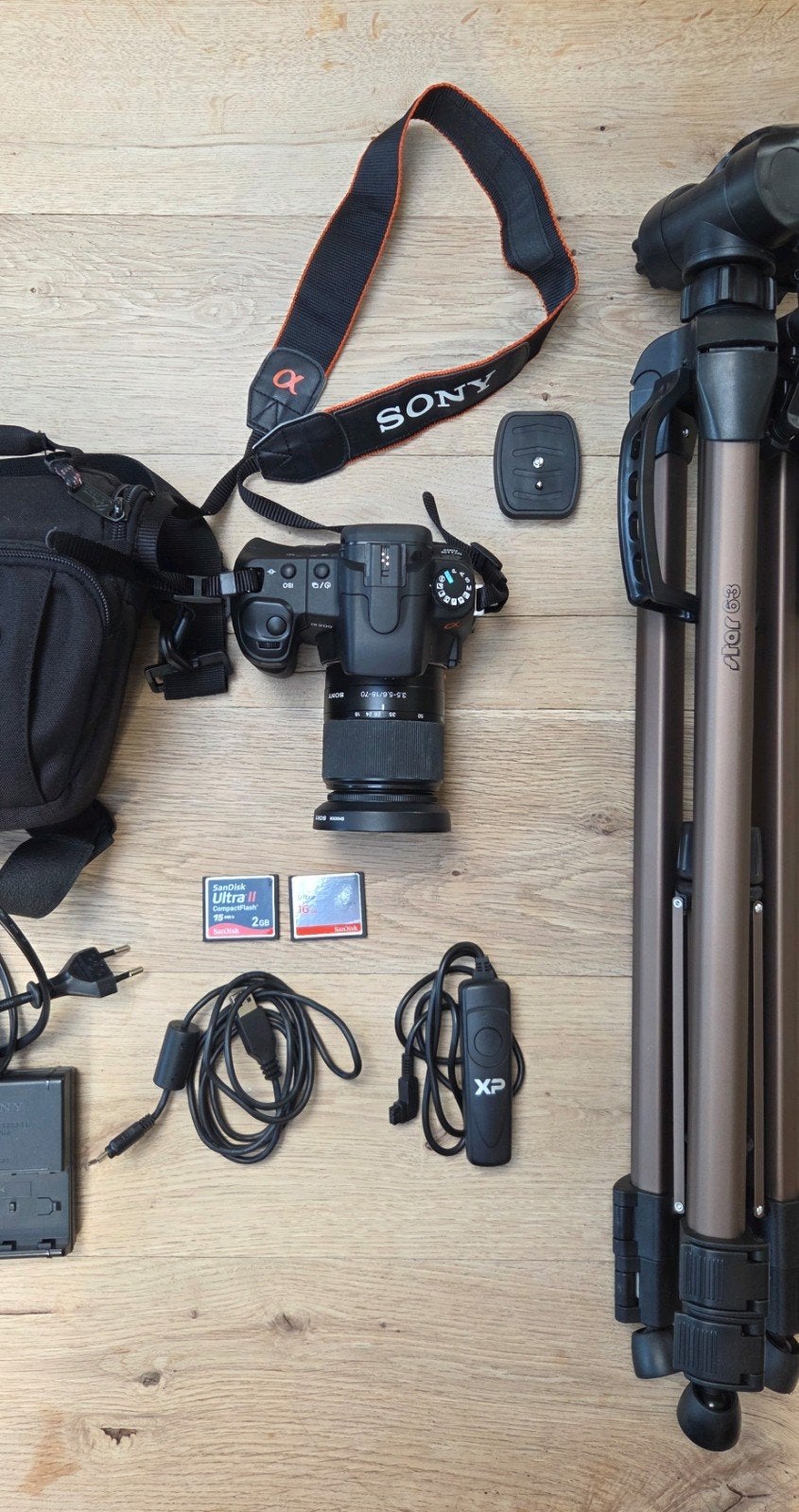 Sony A200 spiegelreflexcamera incl. Accessoires, Audio, Tv en Foto, Fotocamera's Digitaal, Ophalen of Verzenden, Sony
