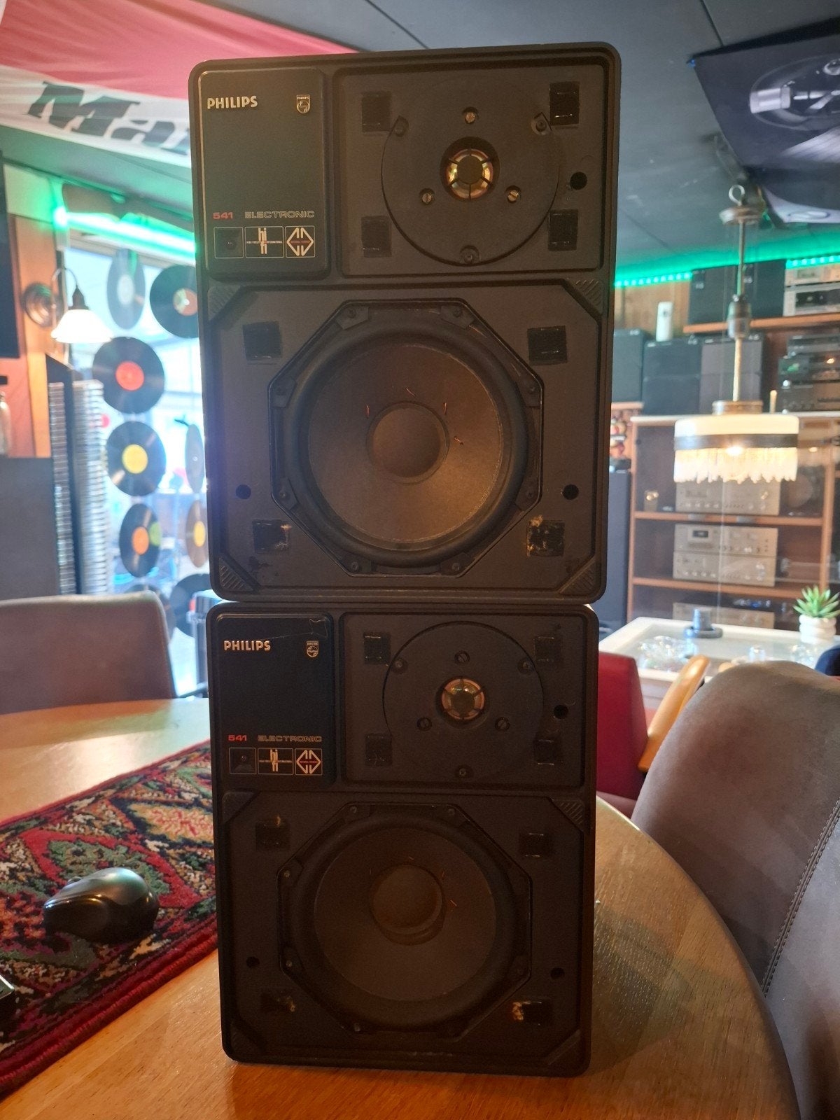 Philips MFB 541speakerset - TLC nodig, Audio, Tv en Foto, Ophalen, Gebruikt, Minder dan 60 watt, Philips