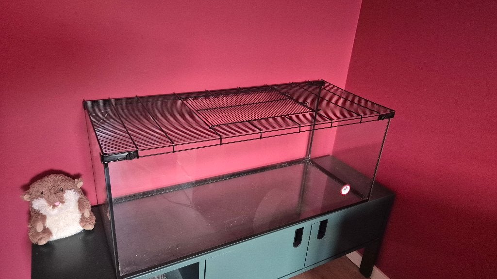 Hamster/knaagdierenhok. Verblijf/terrarium Ferplast 100cm, Overige typen, Zo goed als nieuw, Hamster, 75 tot 110 cm