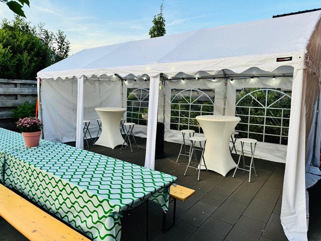 Verhuur Partytent 8x4 en 6x3, Ophalen, Zo goed als nieuw, Overige