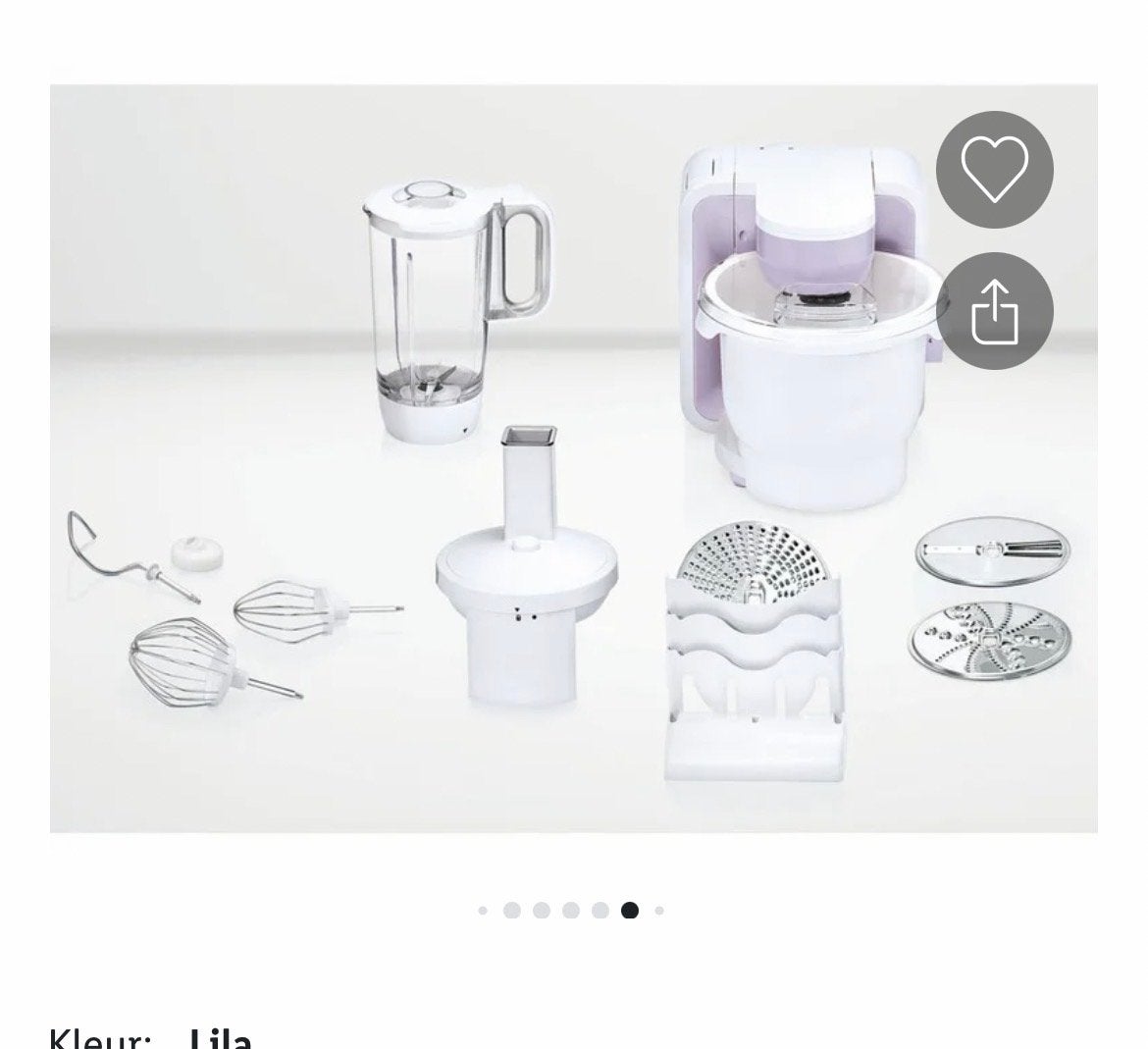 Silvercrest Keukenmachine met blender - Snijden, kloppen, mi, 2 tot 3 liter, Ophalen, Gebruikt, 3 snelheden of meer