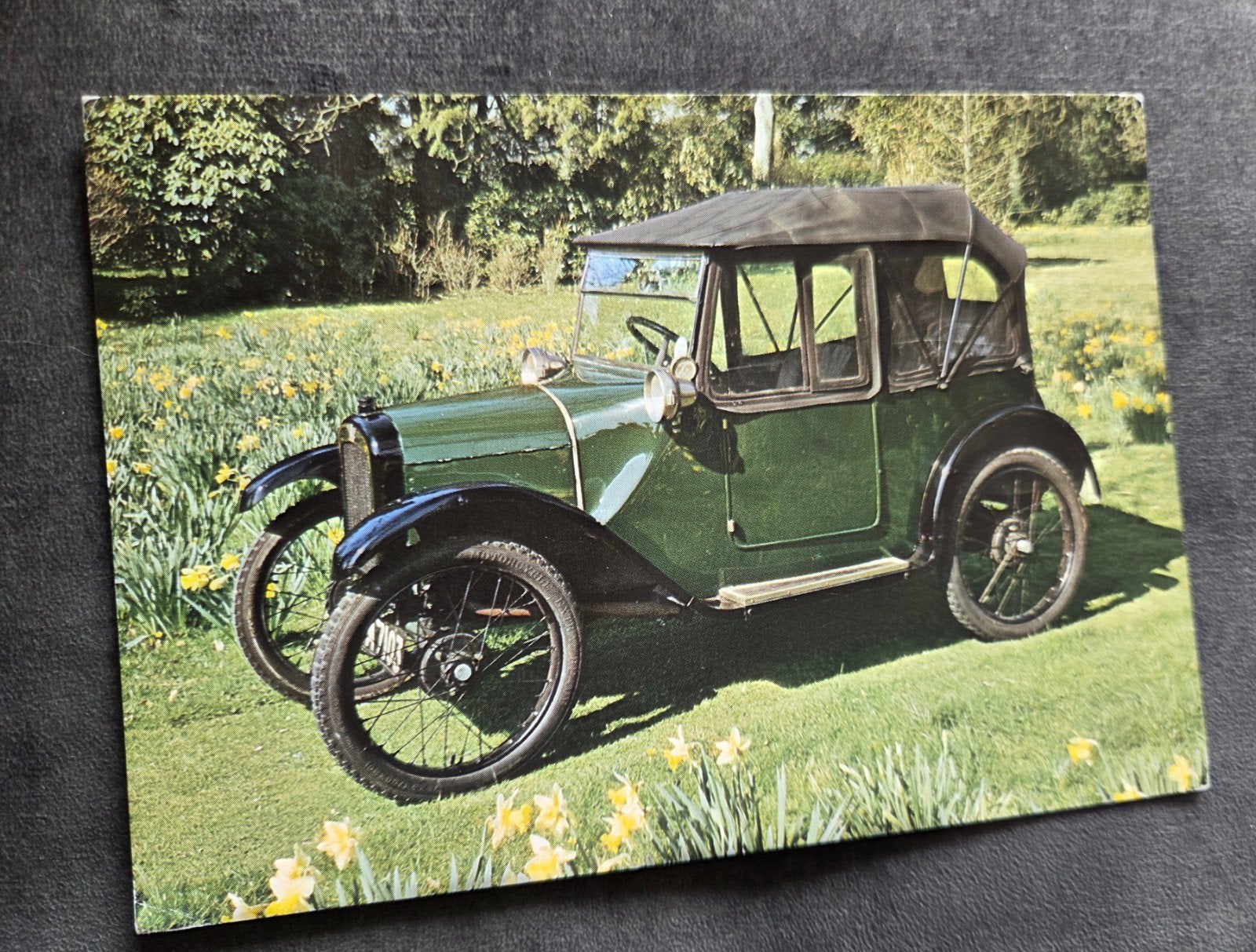 Ansichtkaart 1923 Austin Seven auto, Verzenden, 1980 tot heden, Gelopen, Voertuig