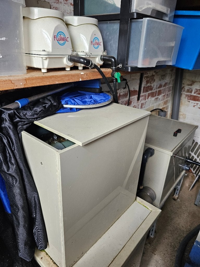 AEM trommelfilterlijn incl. alle overige hardware, Tuin en Terras, Ophalen, Gebruikt, Vijverfilter