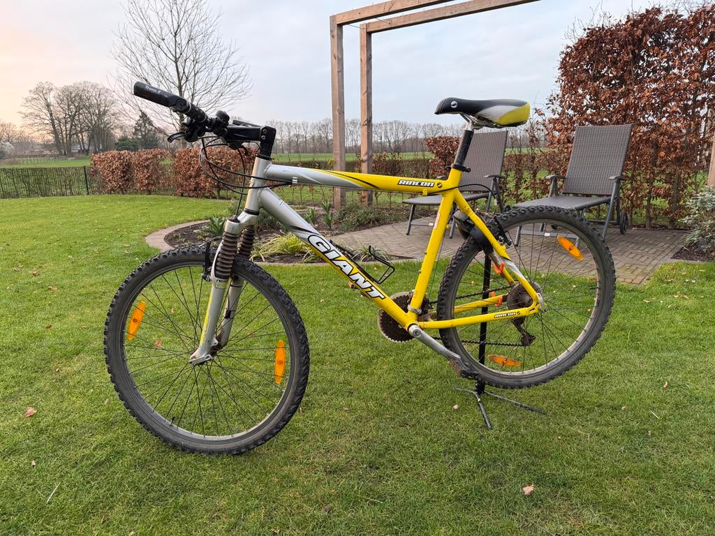 Giant Rincon MTB Fiets - Geel/Zilver - Maat L, Gebruikt, 57 cm of meer, Hardtail, Heren