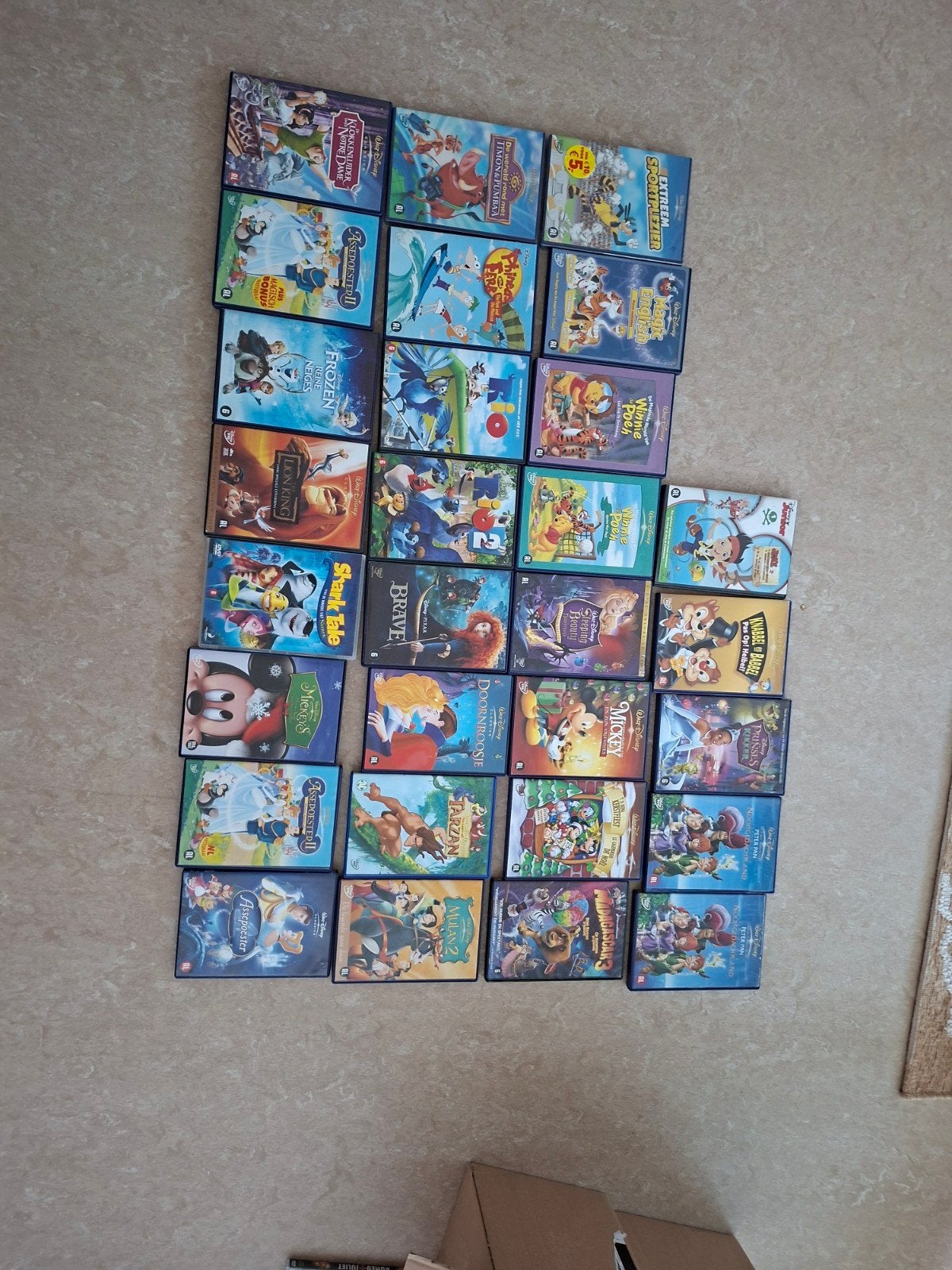disney collectie verzameling dvd animatie pixar, Alle leeftijden, Ophalen, Gebruikt, Amerikaans