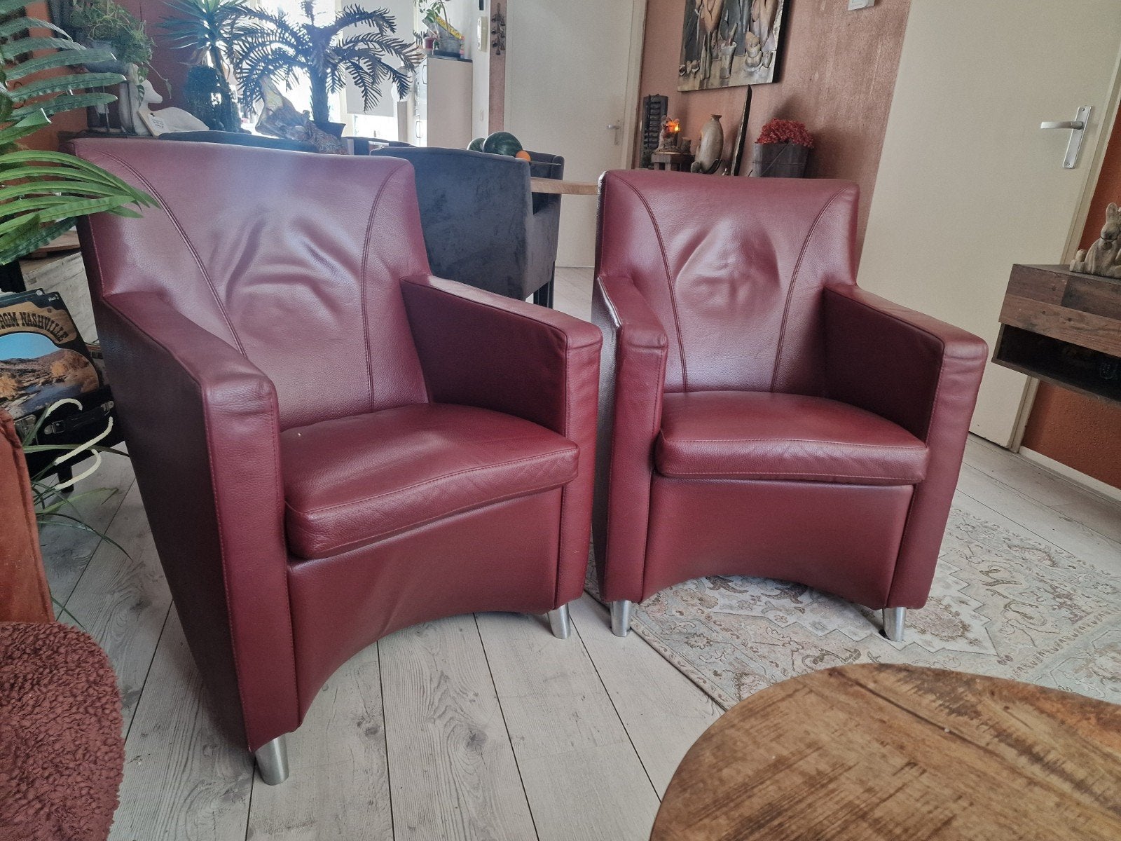 Leolux Dolcinea Fauteuils set van twee, Huis en Inrichting, Fauteuils, Ophalen