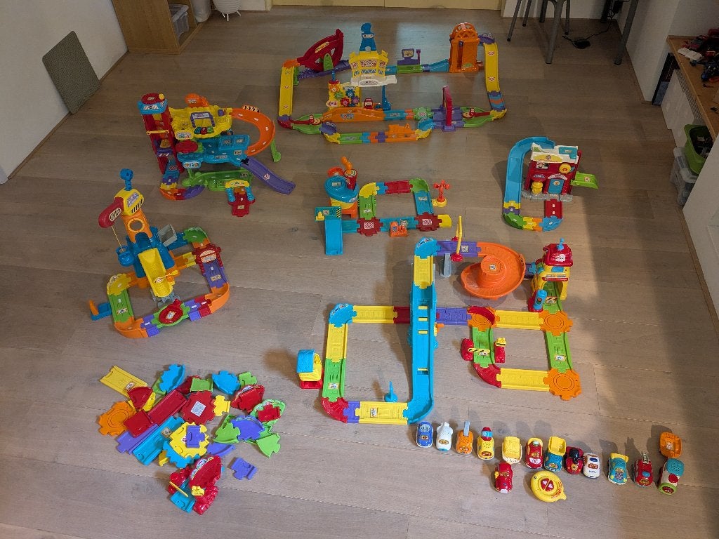Grote collectie VTech Toet Toet Auto's (6 sets, 12 auto's), Ophalen, Gebruikt, 2 tot 4 jaar