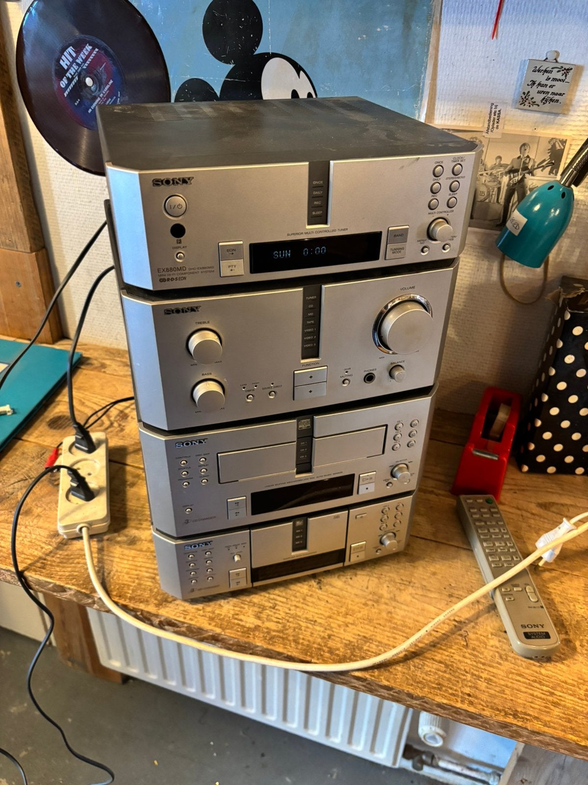 Sony EX880MD Mini Hifi toren, Ophalen, 1025xe, Zo goed als nieuw, Sony
