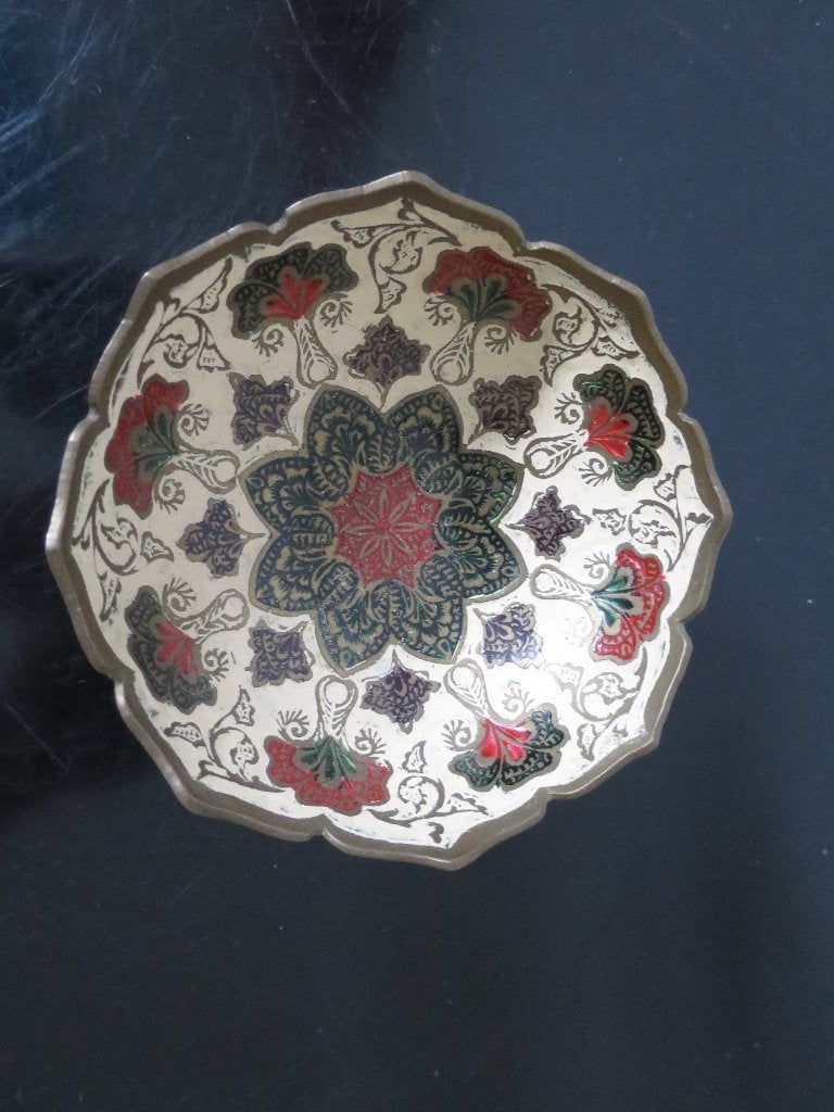 mooi  oud schaaltje uit messing 11/5 cm, Ophalen of Verzenden