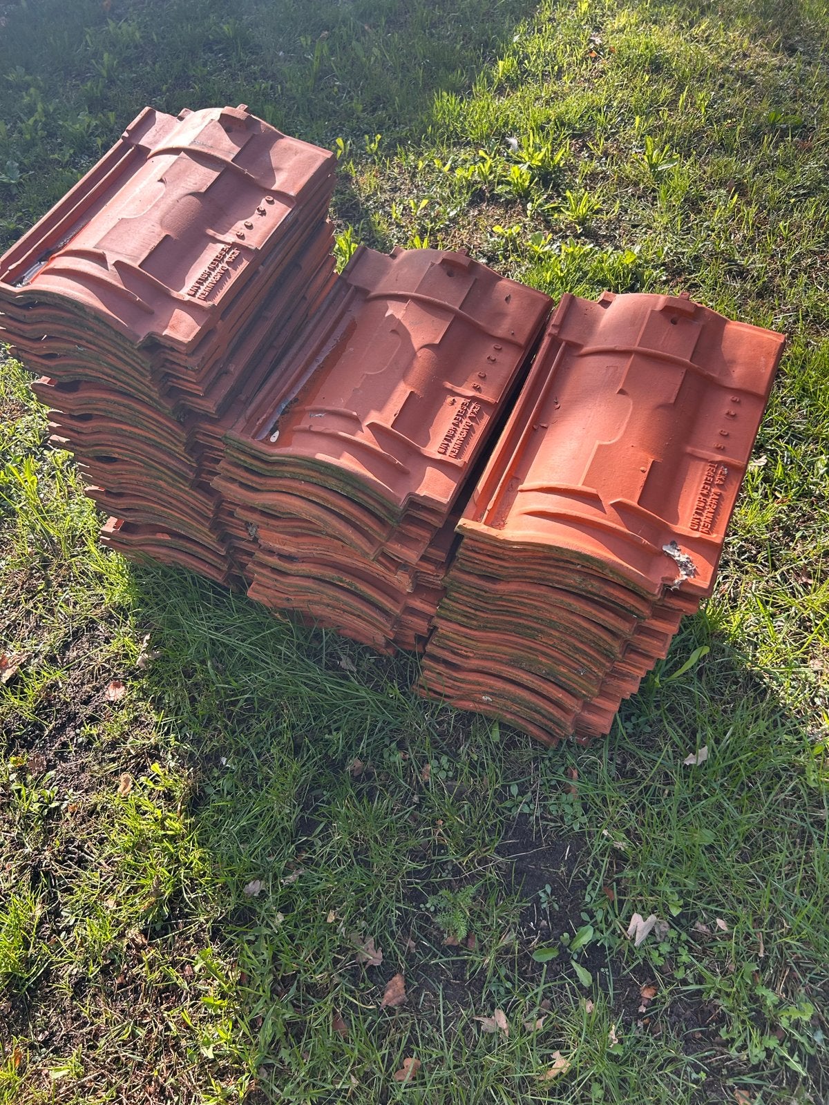 Dakpannen, Ophalen, 10 tot 15 m², Steen of Klei, Zo goed als nieuw