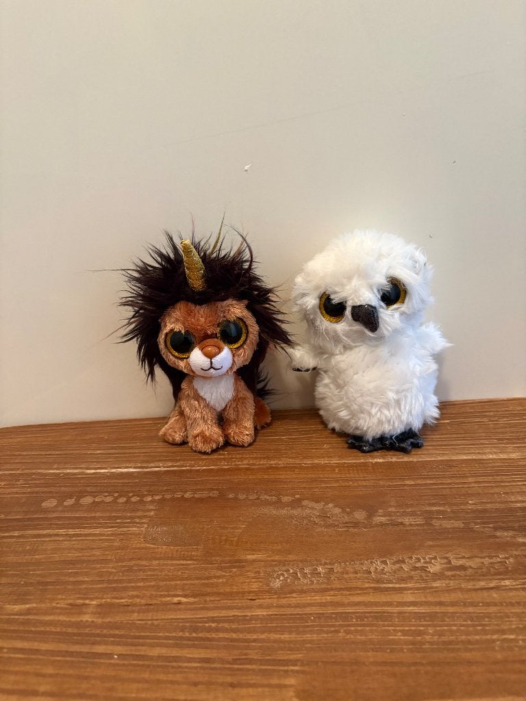 Set van twee kleine knuffels, Overige karakters, Overige typen, Ophalen of Verzenden, Zo goed als nieuw