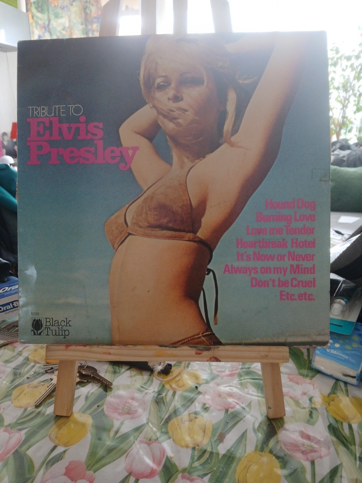 Tribute to Elvis Presley LP - Black Tulip, LP, Gebruikt, Pop, Ophalen of Verzenden