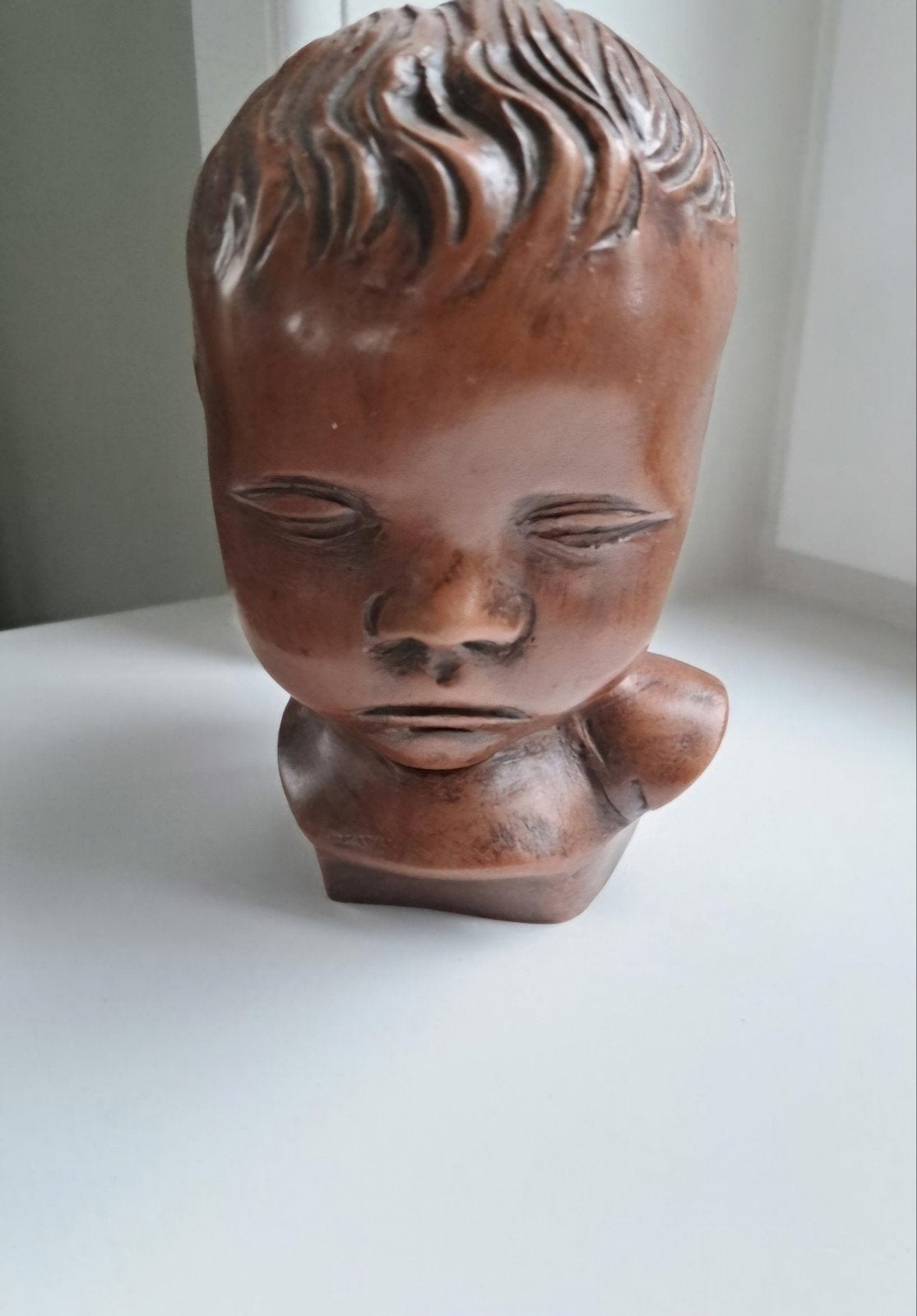 Mooi Kinderkopje in Zeer Goede Staat, Overige onderwerpen, Minder dan 20 cm, Buste, Ophalen of Verzenden