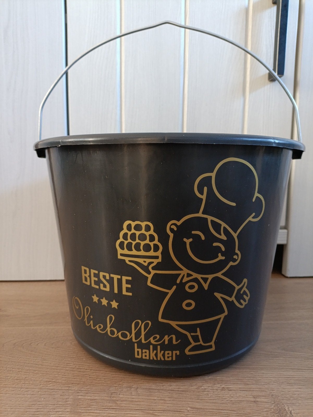 emmer "Beste Oliebollen Bakker", Ophalen of Verzenden, Kunststof