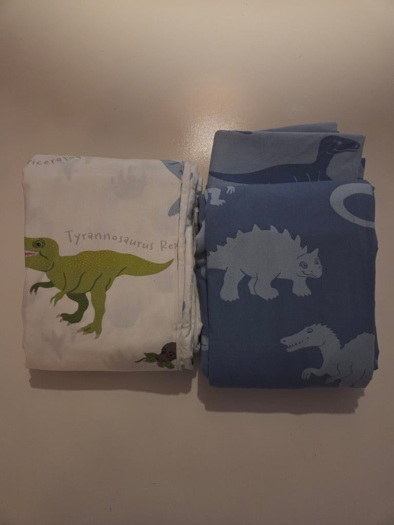 2x JÄTTELIK Dino dekbedovertrek set, Ophalen, Overige kleuren, Jongetje of Meisje, Dekbedovertrek