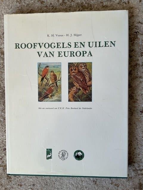 Roofvogels en Uilen van Europa, Ophalen of Verzenden, Zo goed als nieuw, Vogels, K.H.Voous