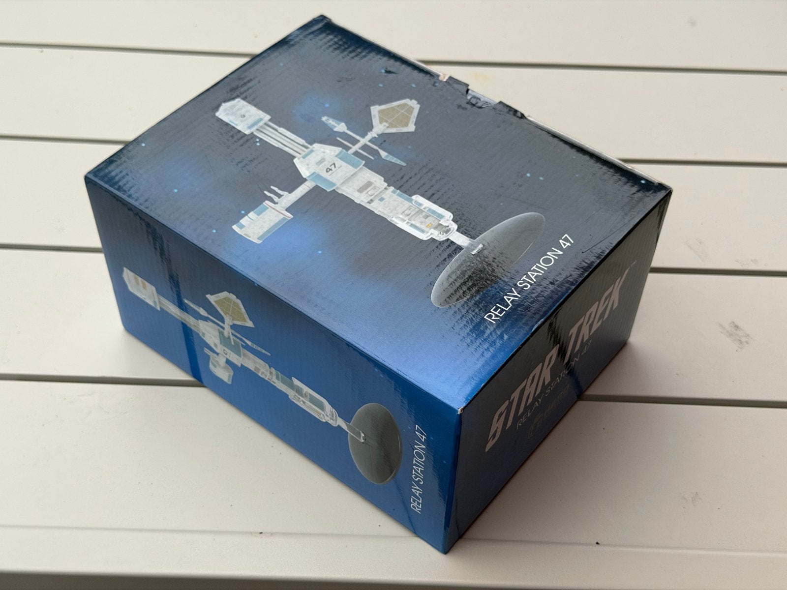 Eaglemoss Star Trek Relay Station 47 model, Ophalen of Verzenden, Zo goed als nieuw, Beeldje, Replica of Model