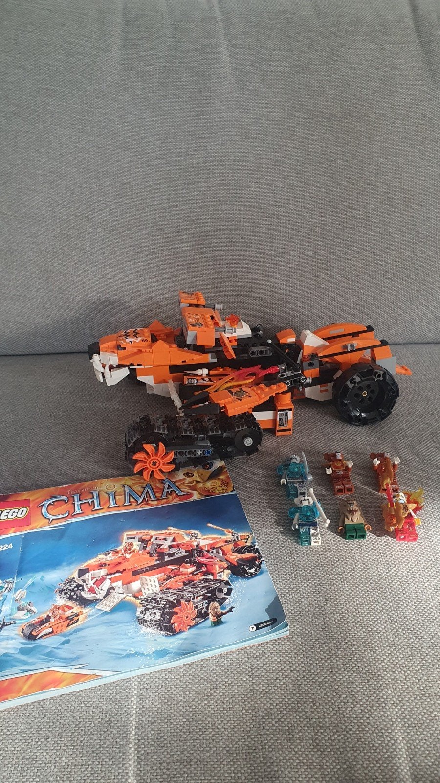 Lego Legends of Chima 70224: Mobiele Commandopost, Gebruikt, Overige thema's, Lego, Ophalen of Verzenden
