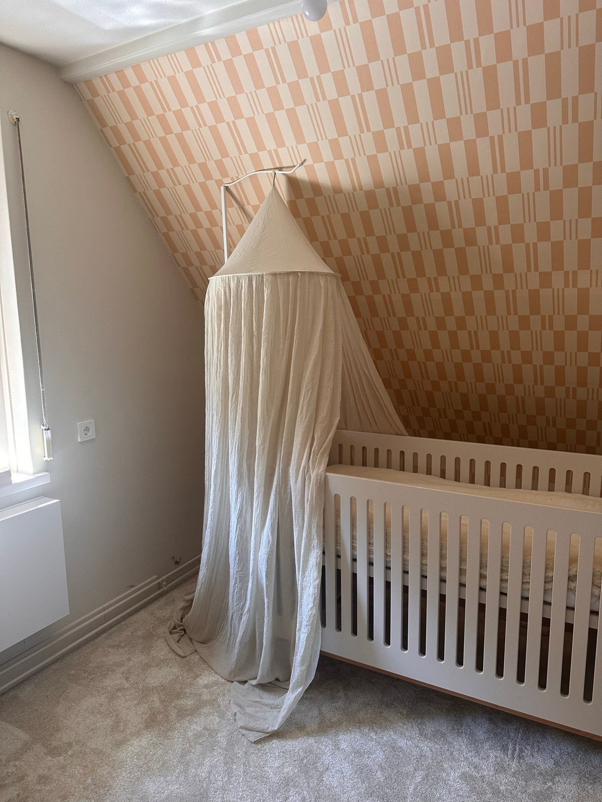 Jollein Hemeltje Beige - Zo goed als nieuw, Jollein, Zo goed als nieuw, Ophangbaar, Klamboe