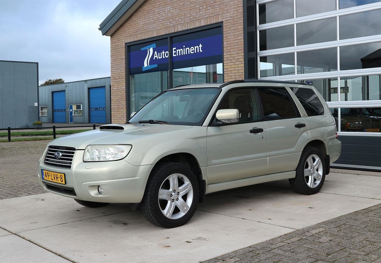 Subaru Forester 2.5 XT Executive Automaat LPG-G3, Auto's, Gebruikt, Zwart, 4 cilinders, Xenon verlichting