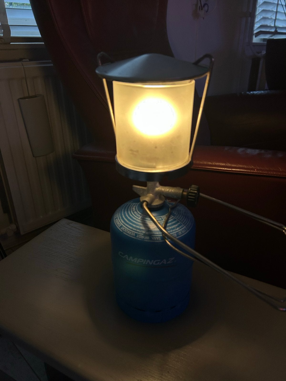 Campingaz gaslamp en 3-pits kooktoestel, Caravans en Kamperen, Ophalen of Verzenden, Zo goed als nieuw