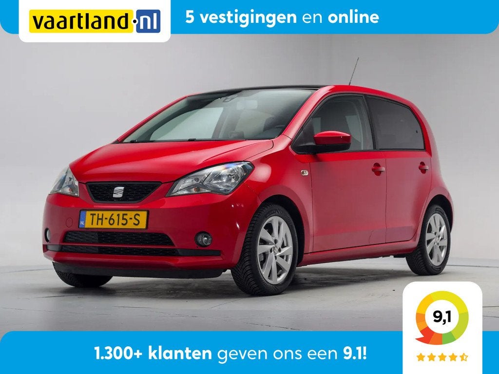 SEAT Mii 1.0 Style [Panoramdak Stoelverwarming LMV], Gebruikt, Elektrische ramen, 4 stoelen, Mii