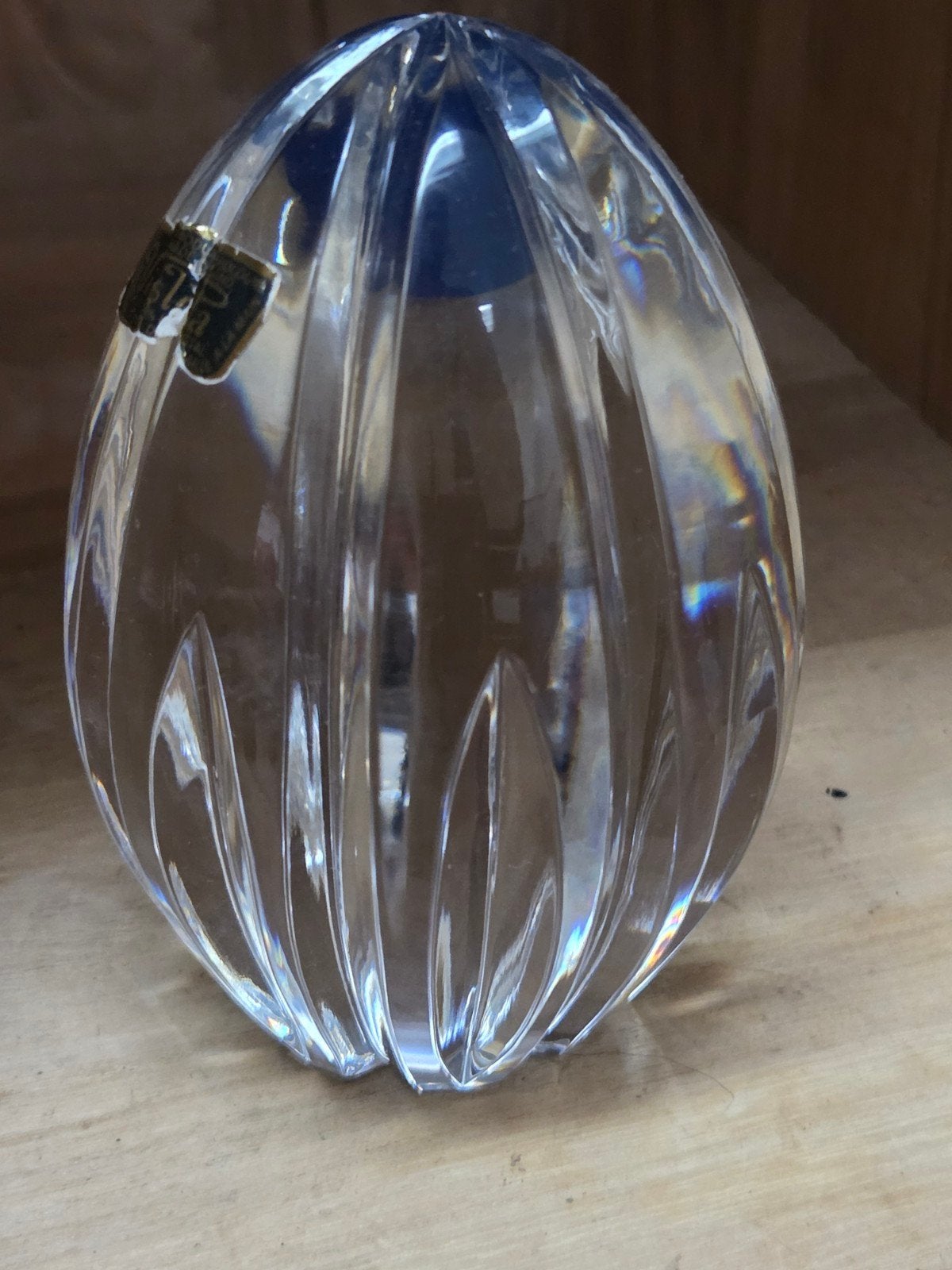 Vintage Villeroy & Boch Kristallen Ei Decoratie, Ophalen of Verzenden