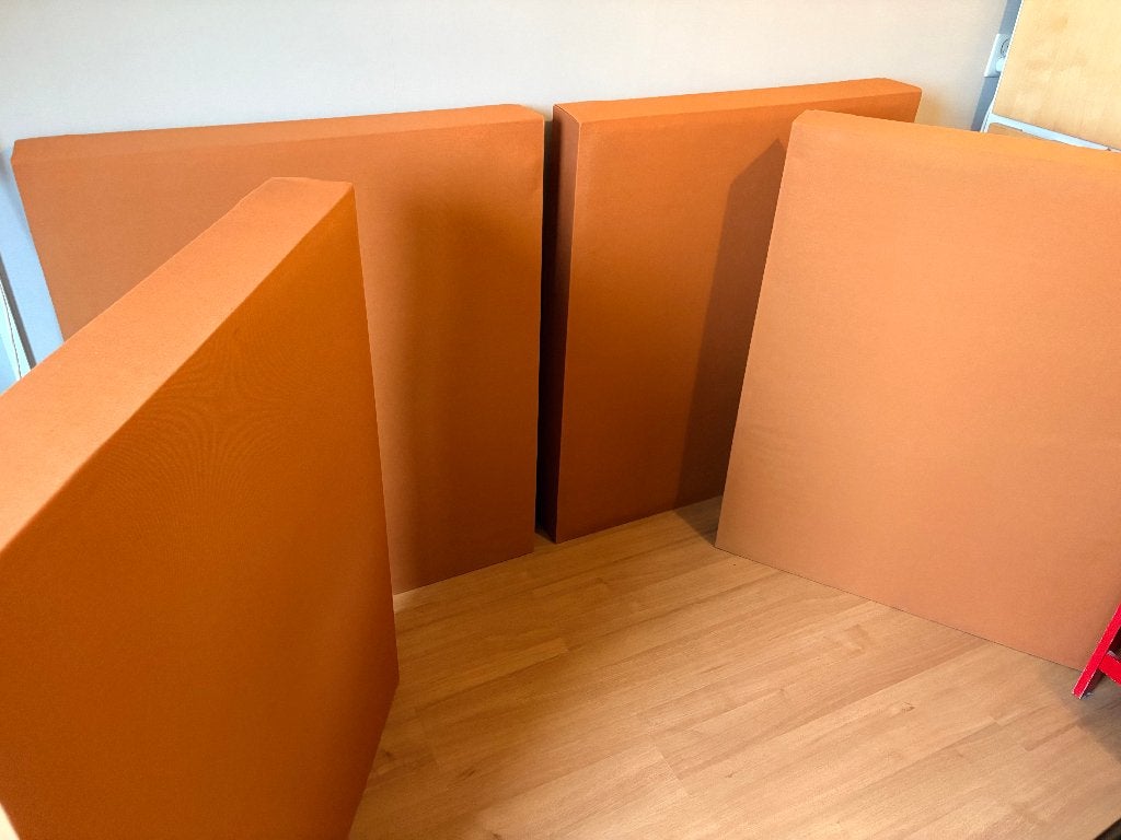 4 akoestische panelen, Ophalen, Gebruikt, Overige materialen, 100 mm of meer
