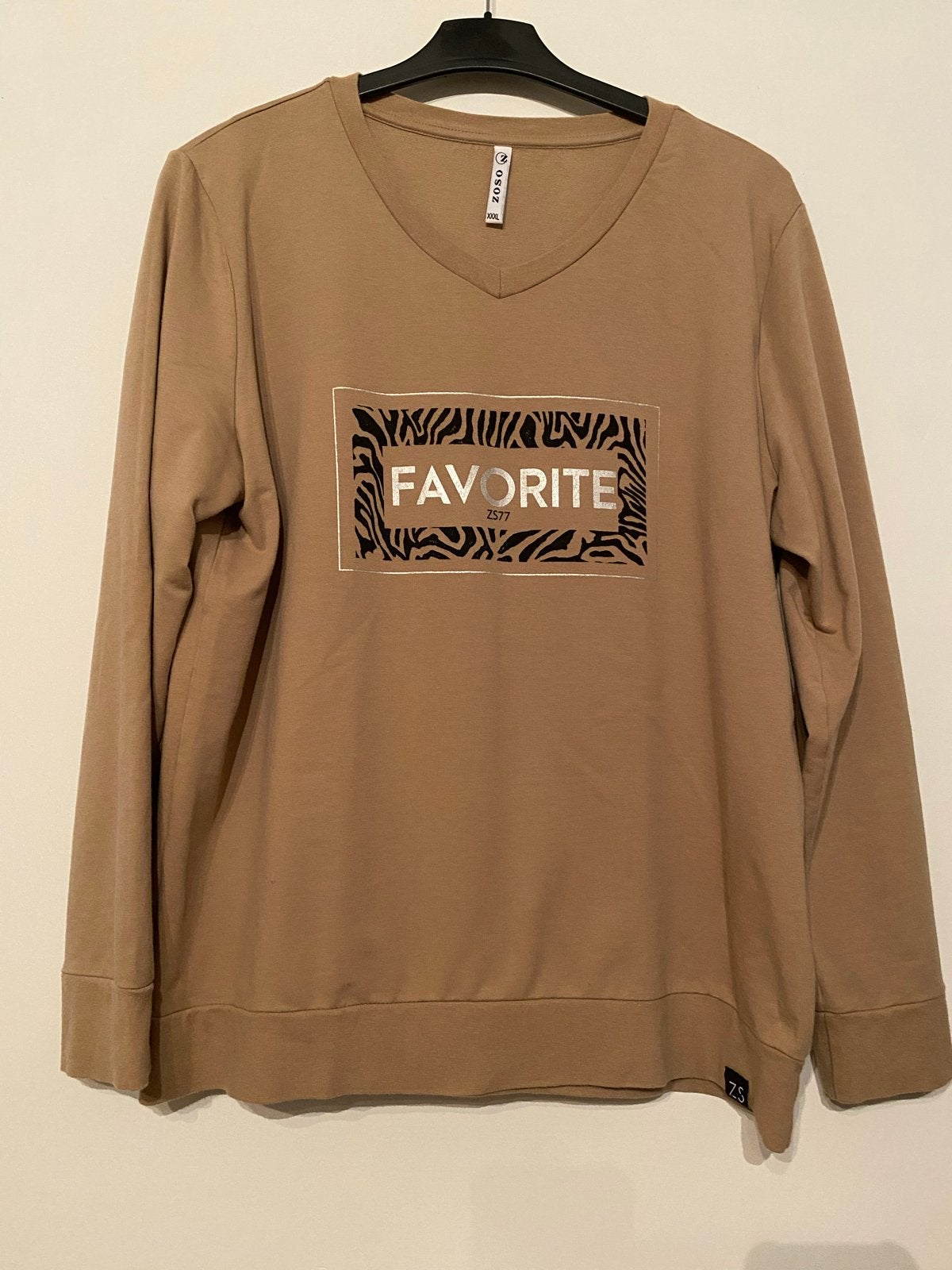 Zoso shirt XXXL bruin/beige, Ophalen of Verzenden, Gedragen, Maat 46/48 (XL) of groter, Bruin