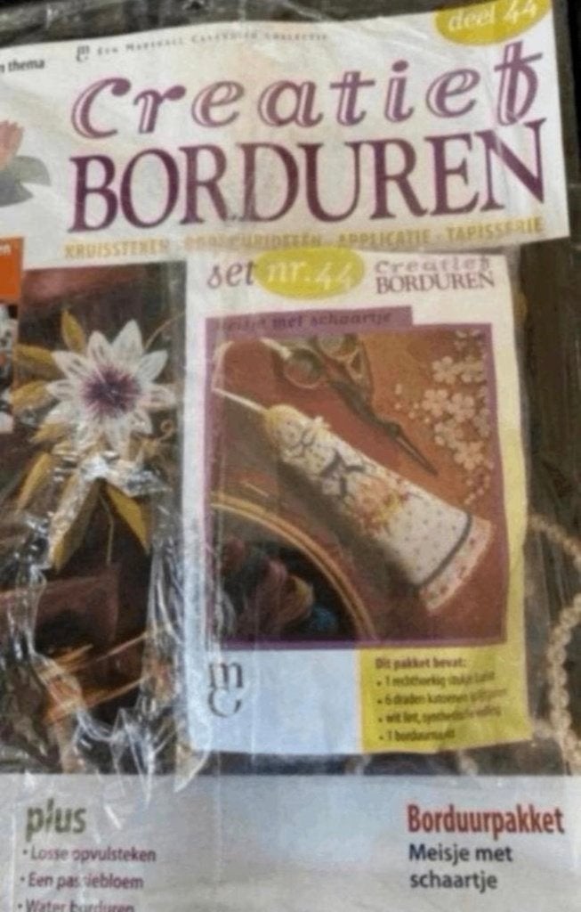 CREATIEF BORDUREN MET BORDUURPAKKET, Verzenden, Nieuw, Handborduren, Borduurpakket