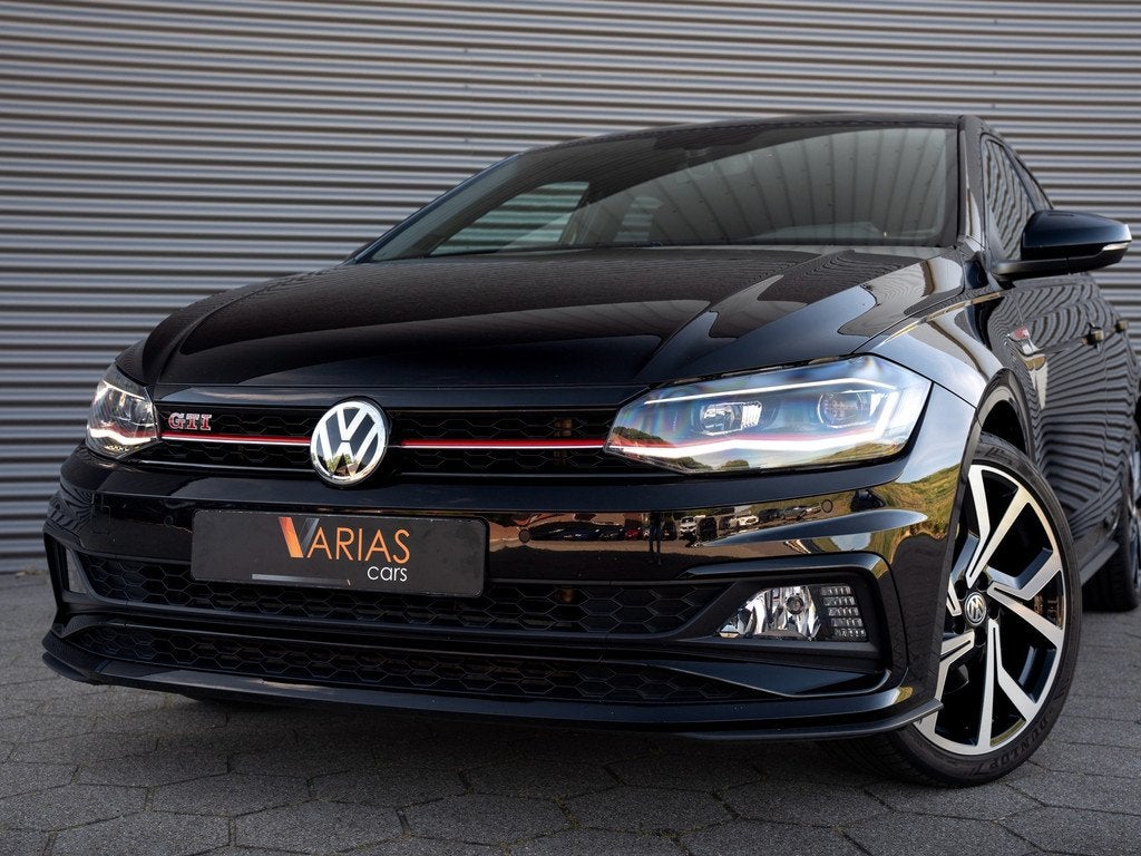 Volkswagen Polo 2.0 TSI GTI Pano Camera Keyless Navi Virtual, Stof, Zwart, 1984 cc, Zwart