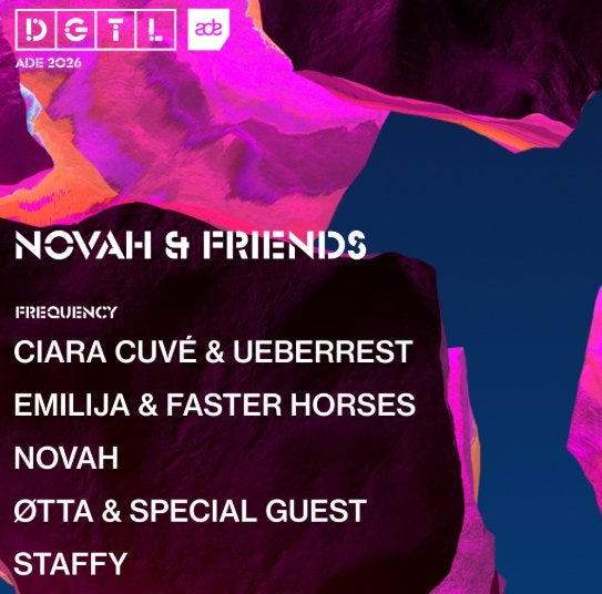 DGTL ADE Novah & Friends Tickets – 24 okt 2026 – NDSM AMSTER