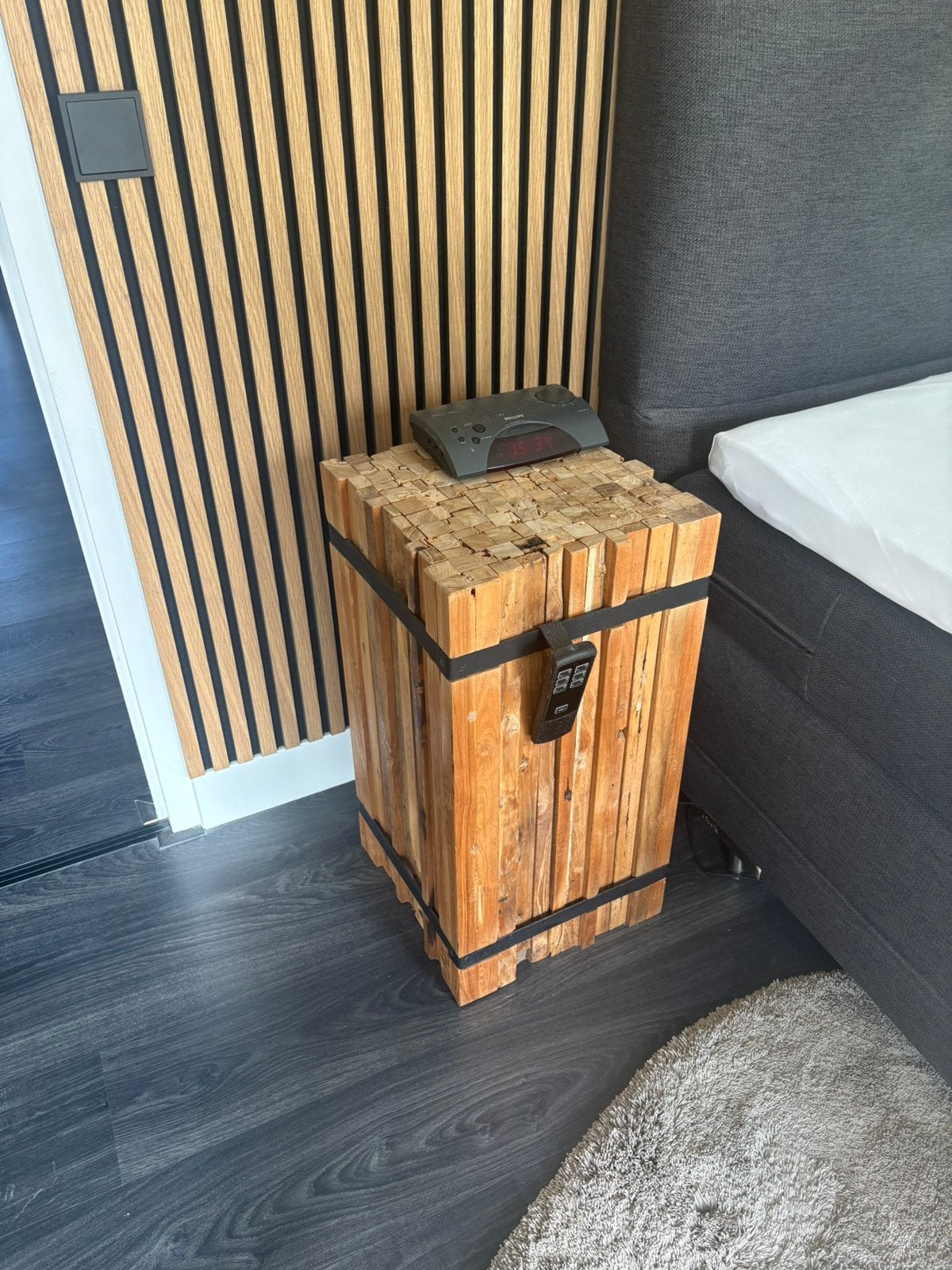 Houten zuilen, Ophalen, Gebruikt
