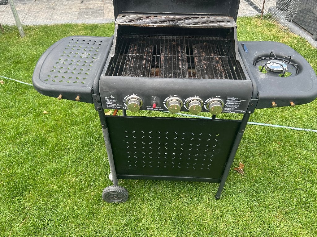 Gas bbq, Ophalen, Gebruikt