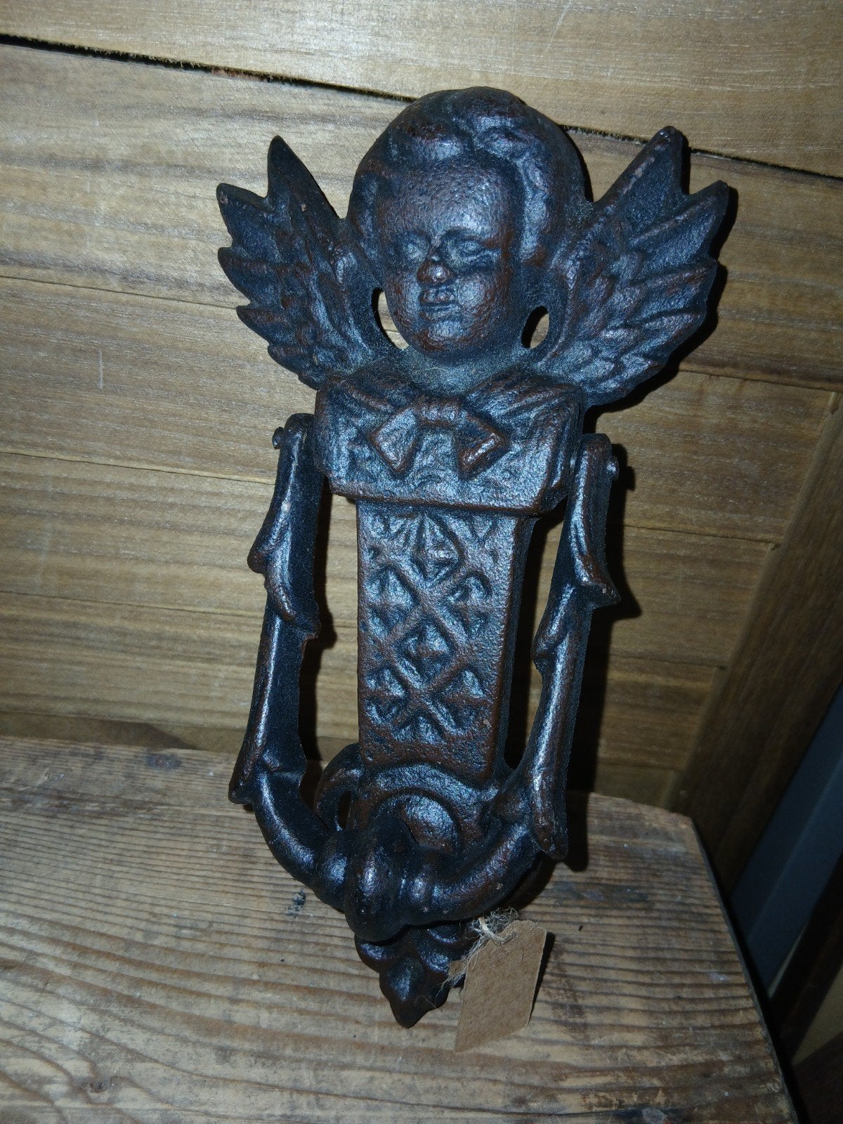 Gietijzeren deurklopper Engeltje, Ophalen of Verzenden