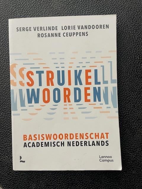 Struikelwoorden, voor  1e jaars Pyschologie, Ophalen of Verzenden, Verlinde van Dooren en Ceuppens, Alpha, WO
