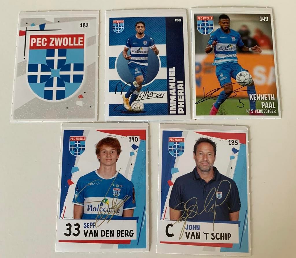 AH Voetbalplaatjes PEC Zwolle eredivisie 2018 2019, Verzamelen, Sportartikelen en Voetbal, Zo goed als nieuw, Poster, Plaatje of Sticker