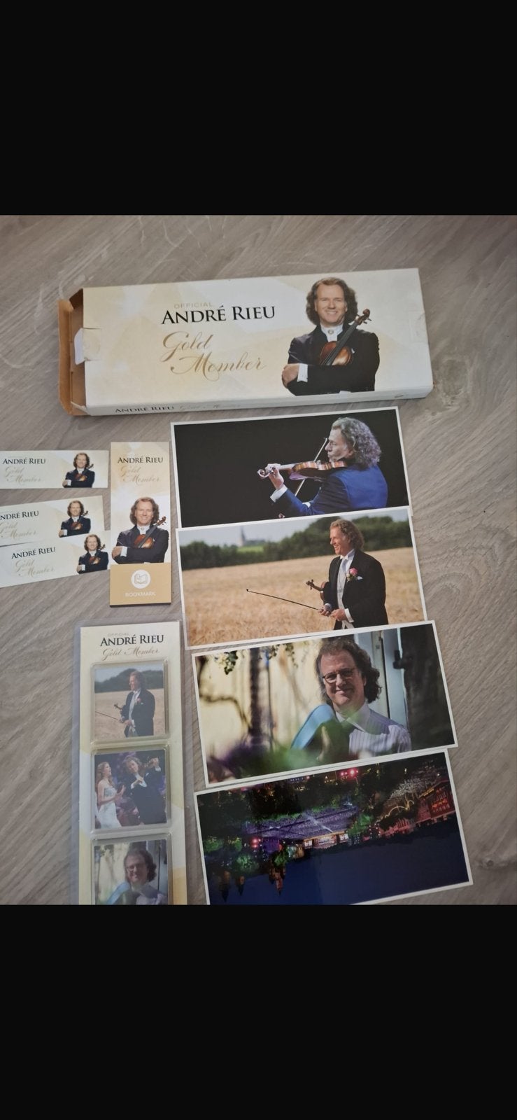 André Rieu Gold Member Fanpakket - Exclusieve Items, Ophalen of Verzenden, Zo goed als nieuw, Foto of Kaart