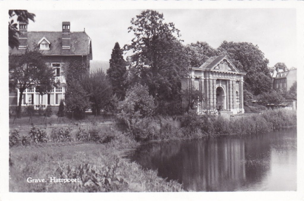 Grave. Oude Ansichtkaart. Hampoort -, Verzenden, 1960 tot 1980, Ongelopen, Noord-Brabant