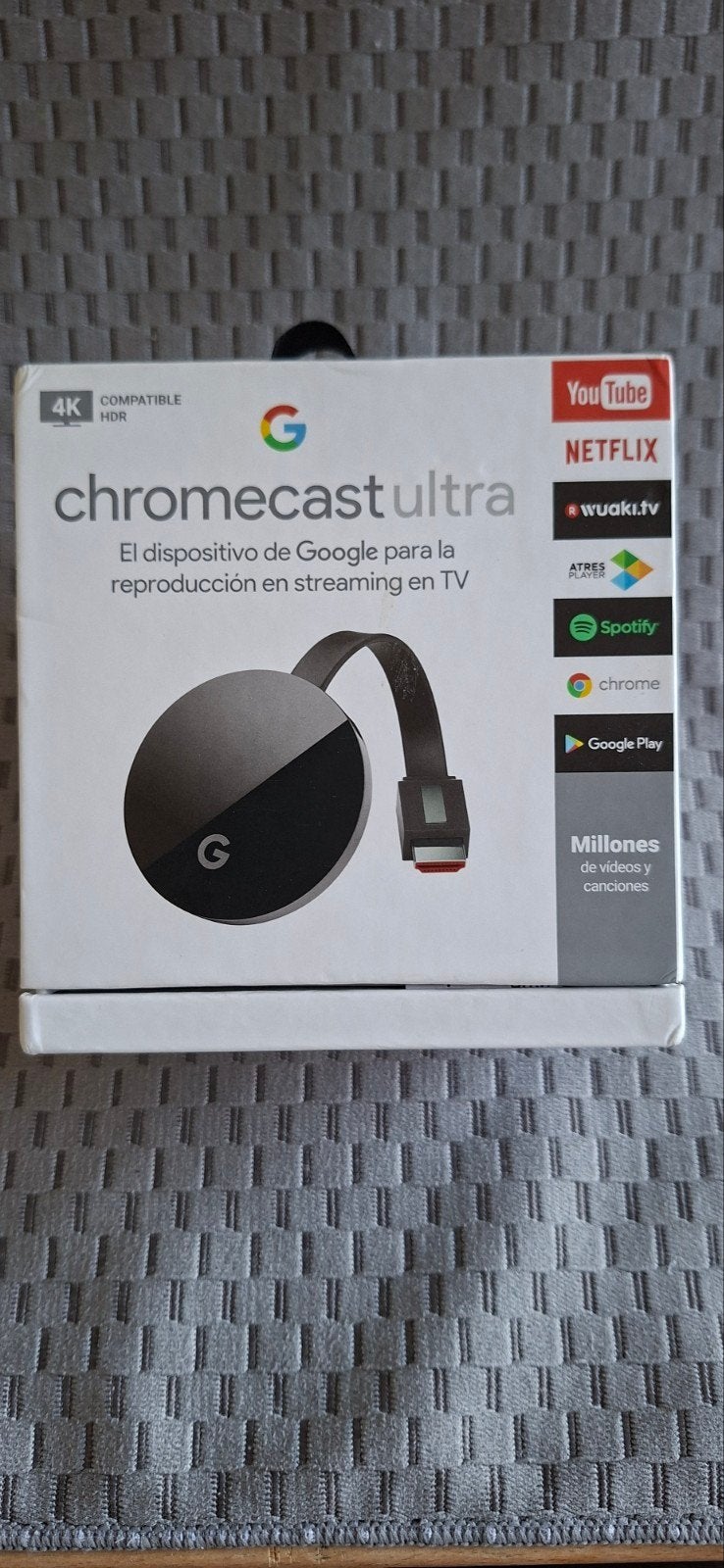 >Nieuw< Chromecast Ultra 4K met Ethernet poort >Nieuw<, Audio, Tv en Foto, Mediaspelers, Ophalen of Verzenden, Nieuw, HDMI