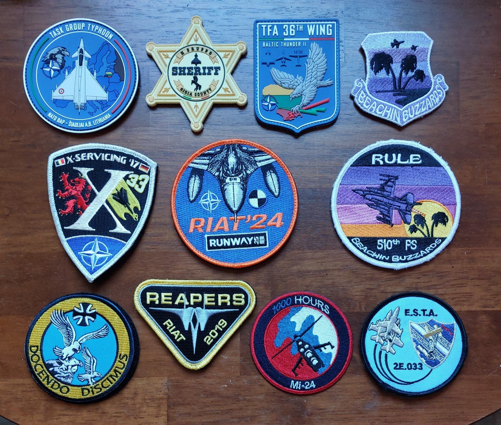 Allerlei luchtmacht patches per stuk tekoop, Ophalen of Verzenden, Luchtmacht, Overige gebieden, Embleem of Badge