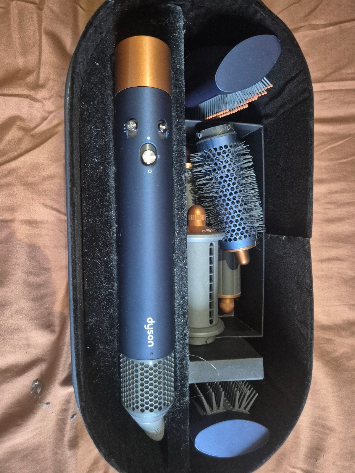 Dyson Airwrap Complete Styler - Blauw/Koper met Opbergdoos, Ophalen of Verzenden