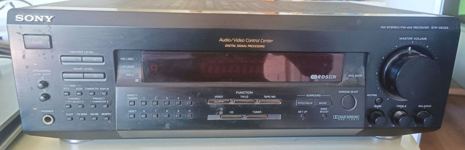 Sony STR-DE225 Receiver met  Speakers, Ophalen of Verzenden, 60 tot 120 watt, Sony, Gebruikt