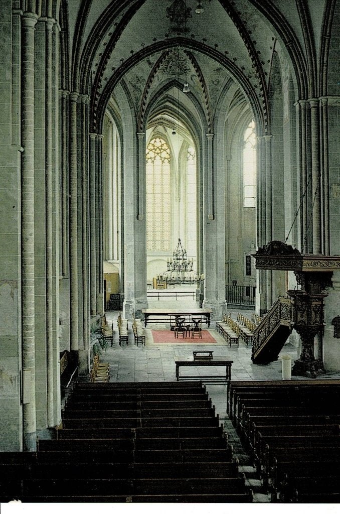 Zutphen, interieur Walburgskerk, Ophalen of Verzenden, Ongelopen, Gelderland
