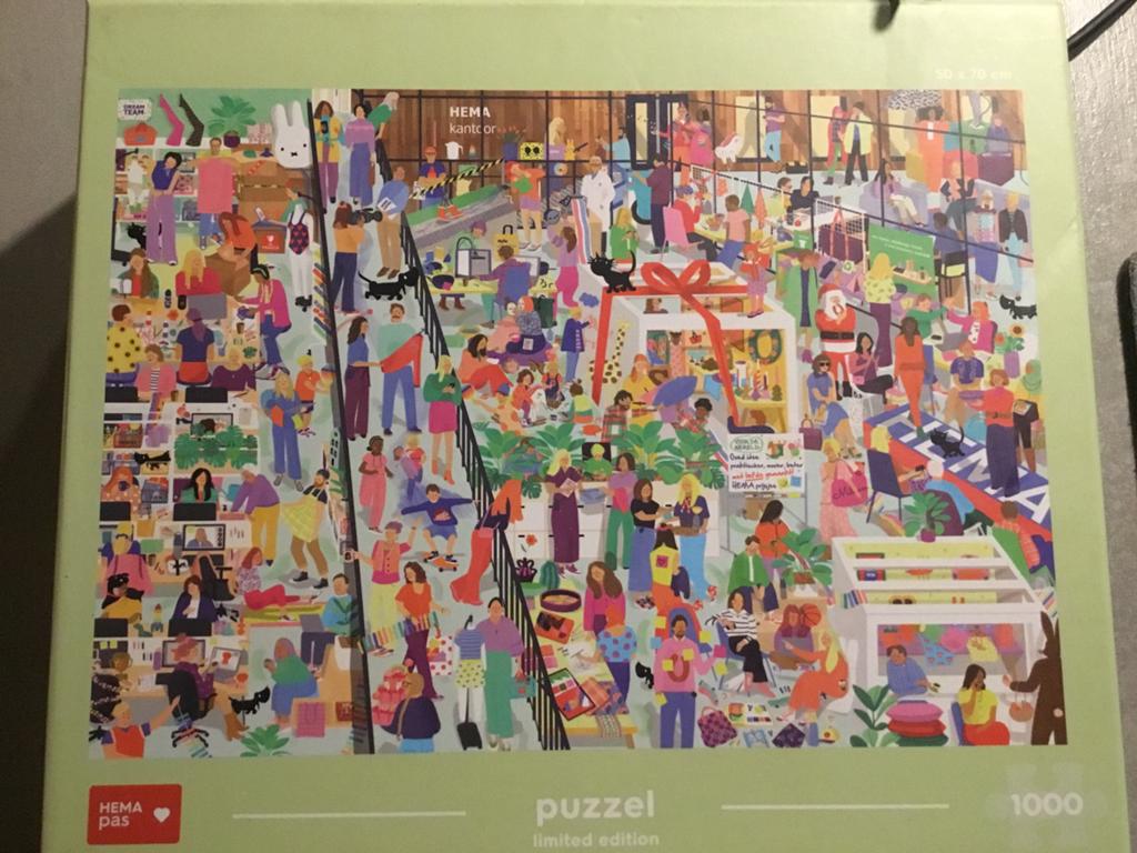 Hema puzzel nieuw, Hobby en Vrije tijd, Denksport en Puzzels, Ophalen of Verzenden, 500 t/m 1500 stukjes, Nieuw, Legpuzzel