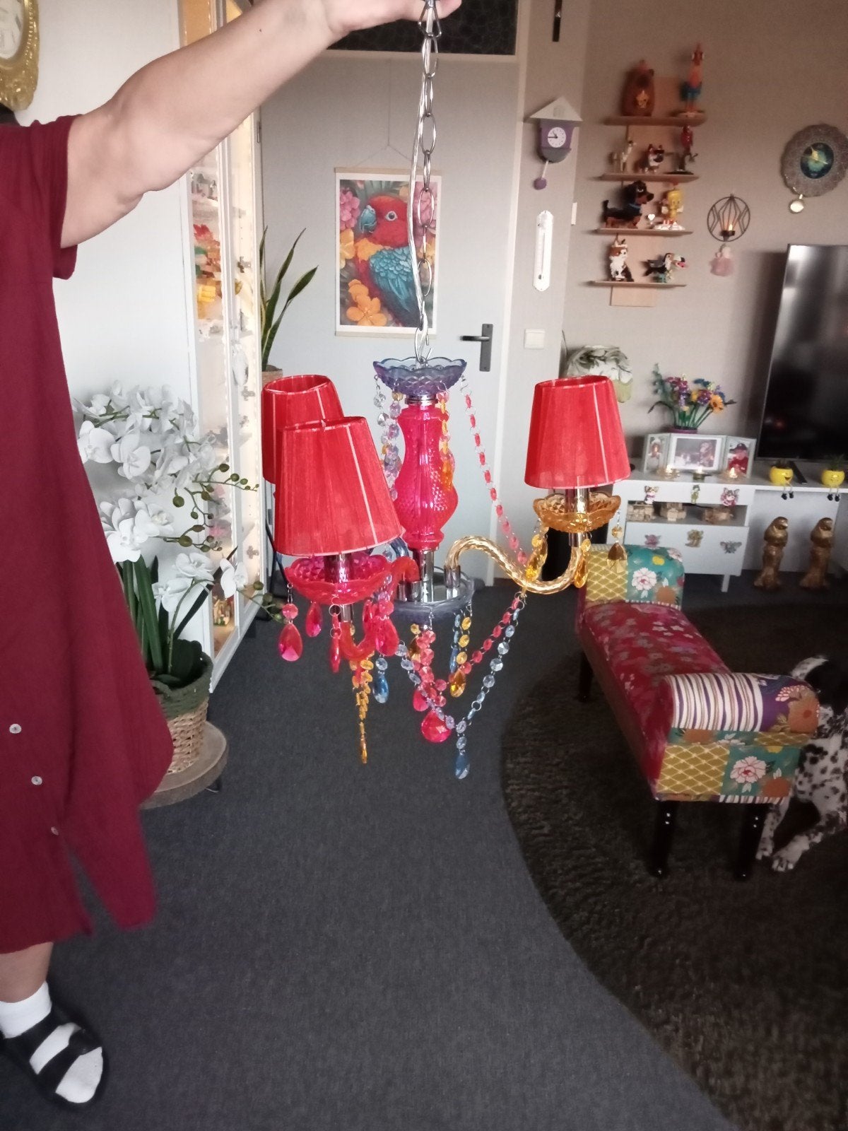 Gratis Oosterse Hanglamp - Maastricht, Huis en Inrichting, Ophalen of Verzenden, Gebruikt, Metaal, Oosters
