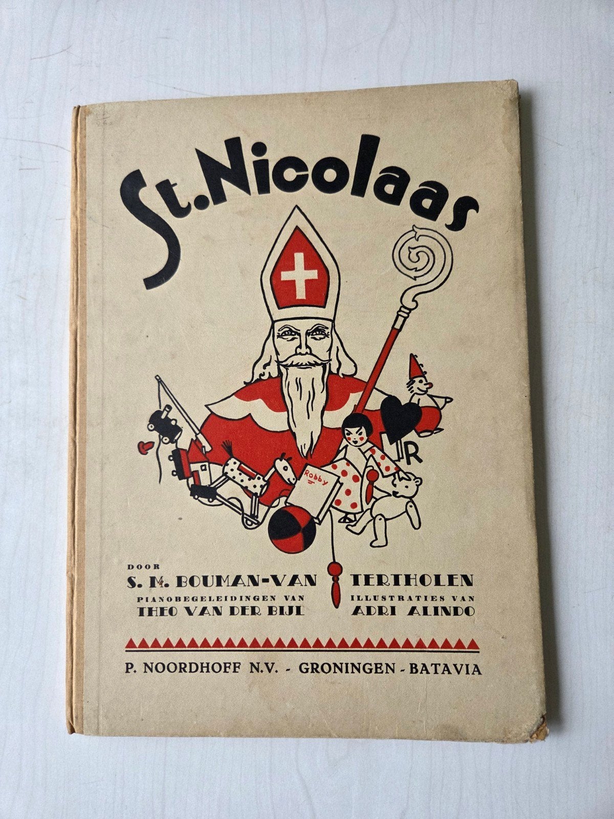 liedjes Sinterklaas - oud, Antiek en Kunst, Ophalen of Verzenden, S.M. Bouwman-van Tertholen