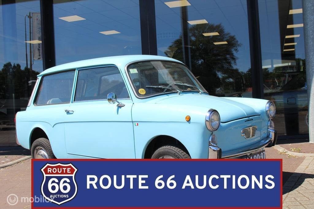 Autobianchi Bianchina Panoramica | 1964 | Route 66 Auctions, Overige merken, Overige carrosserieën, Zwart, Bedrijf