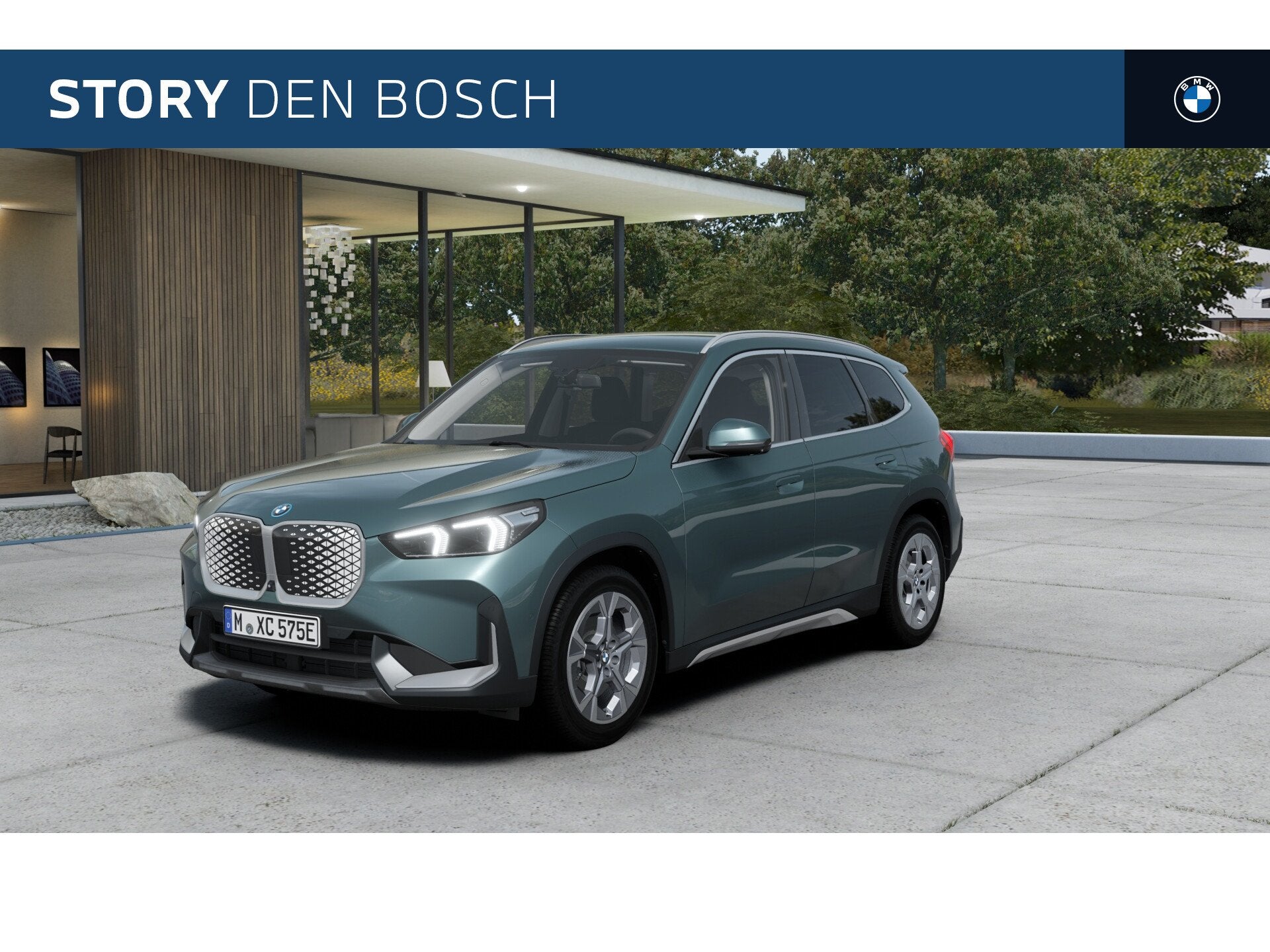 BMW iX1 eDrive20 Pure Edition / Adaptieve LED / Comfort Acce, Auto's, Dealer onderhouden, Zwart, Leder, Nieuw