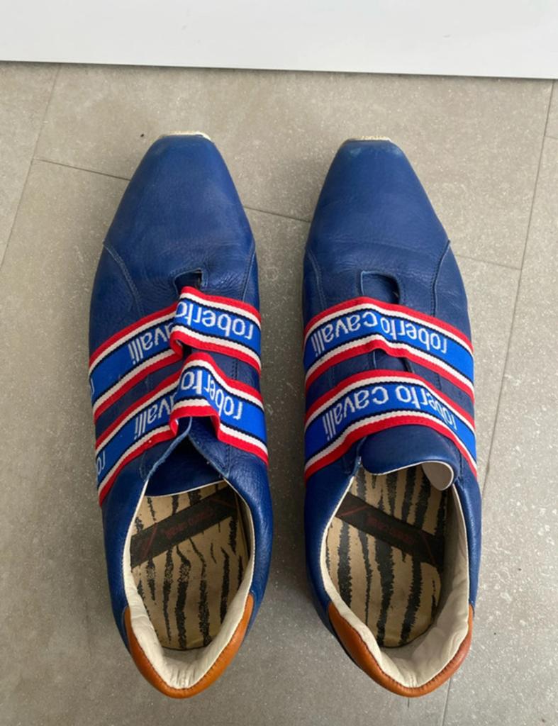 Roberto Cavalli heren schoenen.  Maat 43, Overige typen, Gedragen, Verzenden, Blauw